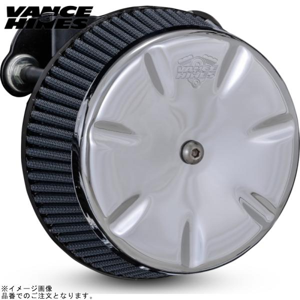 バンス&amp;ハインズ 72377 VO2 エアインテイク Eliminator エリミネーター クローム...
