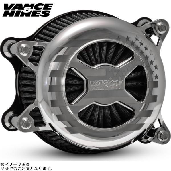 バンス&amp;ハインズ 72341FG VO2 エアインテイク America アメリカ クローム TWI...