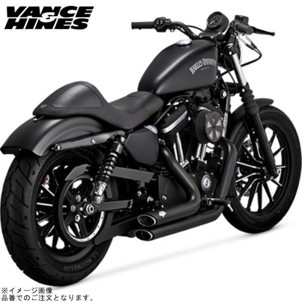 バンス&amp;ハインズ 1800-2580 PCX ショットスタッガード ブラック マフラー Sports...