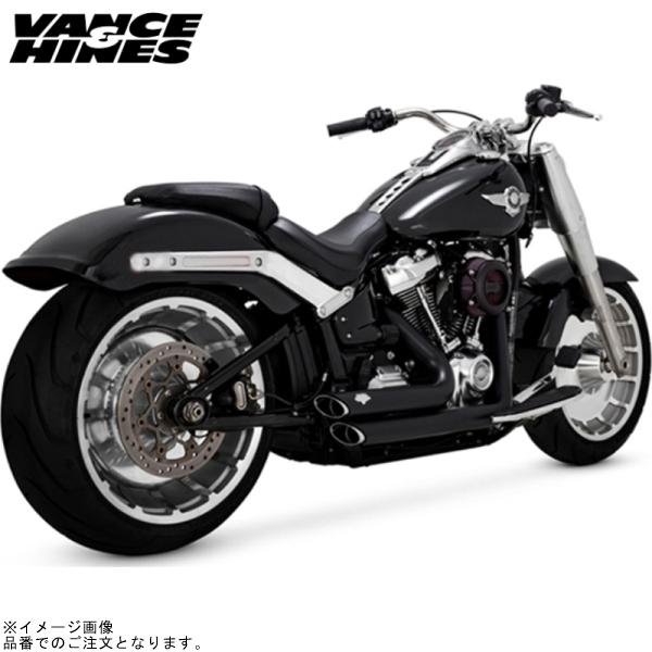 バンス&amp;ハインズ 1800-2595 PCX ショートショットスタッガード ブラック マフラー FX...