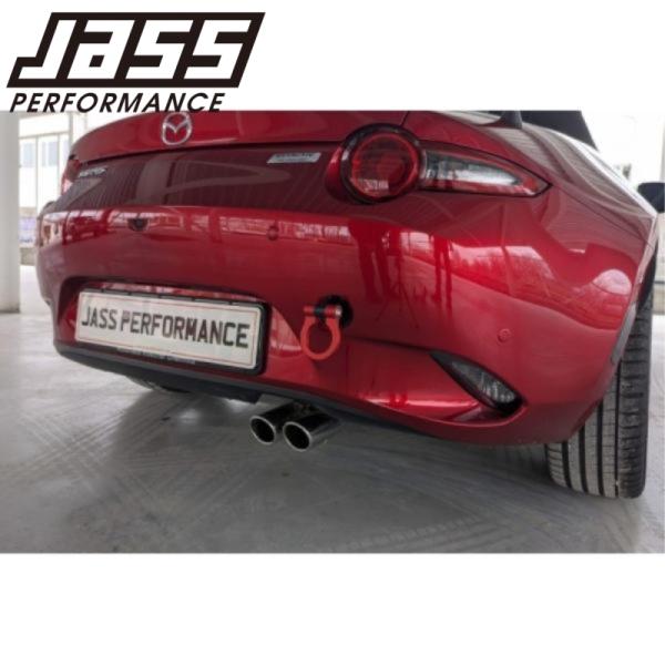 ジャスパフォーマンス 5022 牽引フック リア レッド NDロードスター