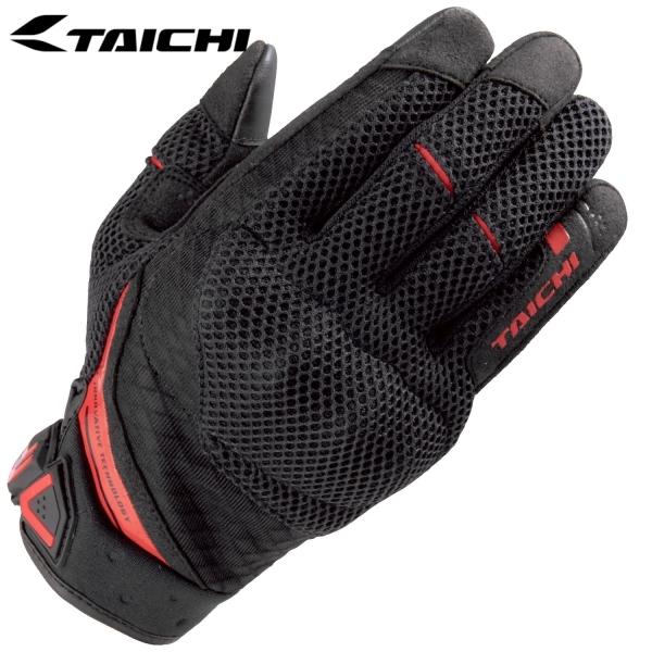 RSタイチ RST463 ラバーナックル メッシュグローブ(4colors) BLACK/RED W...