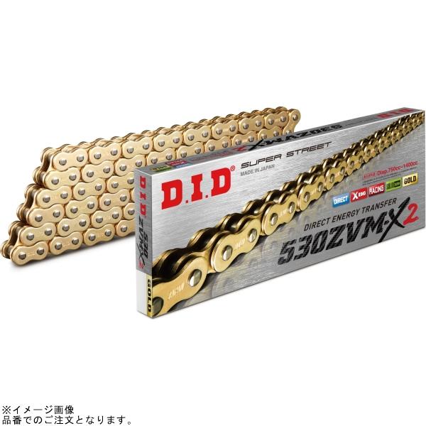 DID 530ZVM-X2 106L ゴールド/カシメ(ZB)