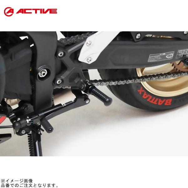 ACTIVE アクティブ 17700003B ステップバー(ライダー側) ブラック KAWASAKI...