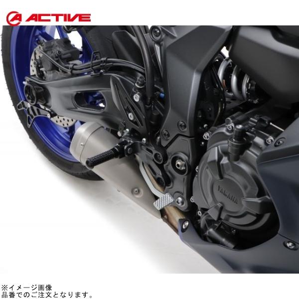 ACTIVE アクティブ 17700005B ステップバー (ライダー側) ブラック TRACER9...