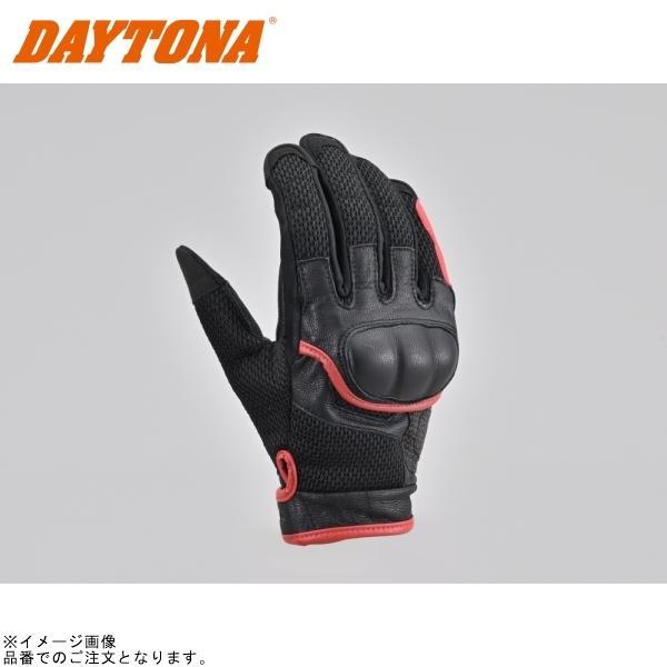 DAYTONA デイトナ 46012 DG-009 ショートエアフローメッシュグローブ レッド サイ...