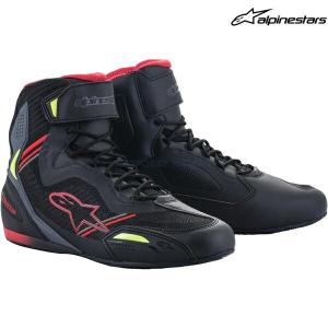 セール特価 アルパインスターズ シューズ 2510319 FASTER-3 RIDEKNIT SHOE BLACK RED YELLOW FLUO(136) サイズ:8.5/26.0cm｜s-need