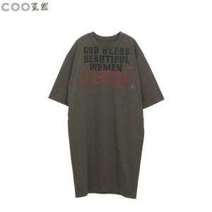 【SALE★セール】【30%OFF】【COOLA クーラ】BACKフリル Print Long BIG Tee CQ-34031【送料無料】【代引き手数料無料】返品不可｜s-prologue