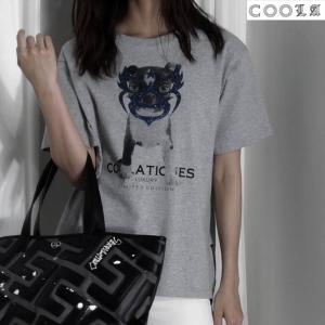 COOLA クーラBlue MASK DOG Tee/Tシャツ CQ-34057送料無料返品不可 5のつく日 +4％｜s-prologue