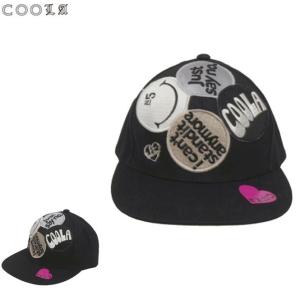 SALEセール25%OFF COOLA クーラCOOLA FACE CAP/ワッペン/キャップ CQ-34521メール便不可返品不可｜s-prologue