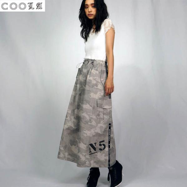 2023最新モデルショップ袋おまけ付 COOLA クーラ カモロゴカーゴスカート　CQ-42023　...