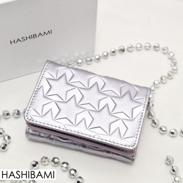 【5％還元】即納可能！最新入荷！【Hashibami ハシバミ】スター柄スタンプミニ財布 Mini ...