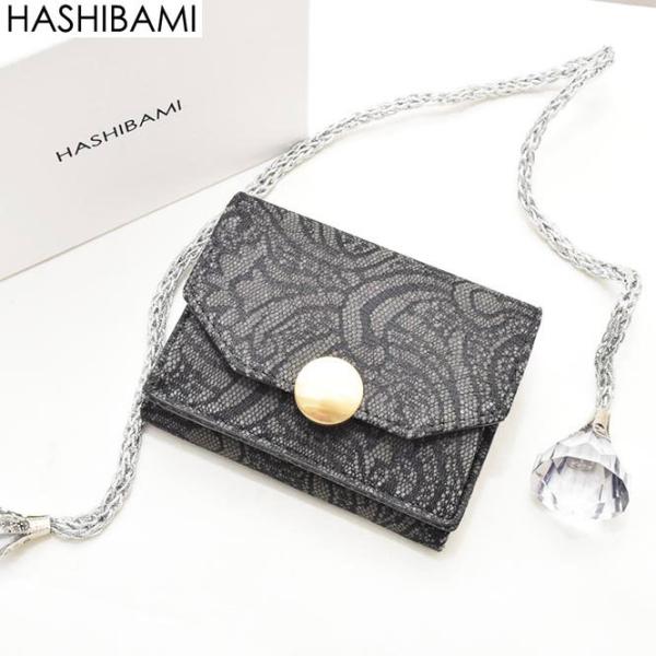 SALEセール20%OFF+ショップ袋おまけ付Hashibami ハシバミバロックレース　レザーミニ...