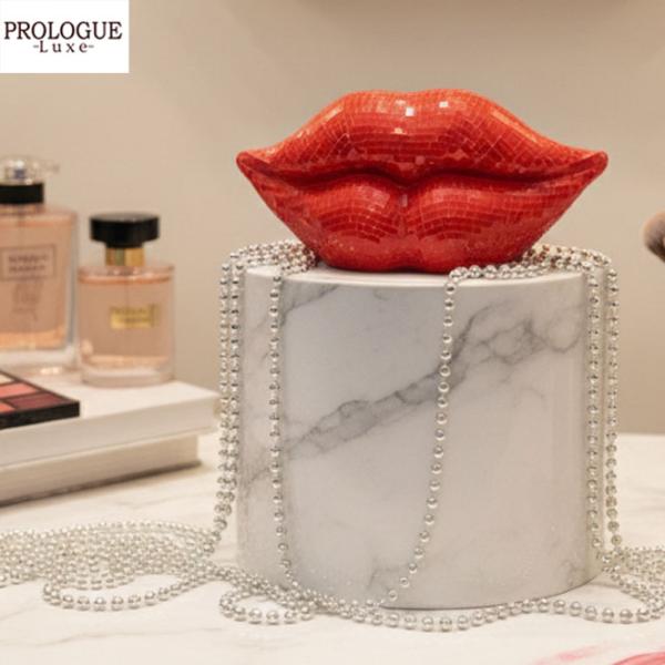 PROLOGUE プロローグ セレクト キラキラ　ミラー リップ 唇 オブジェ　高さ18ｃｍ　横30...