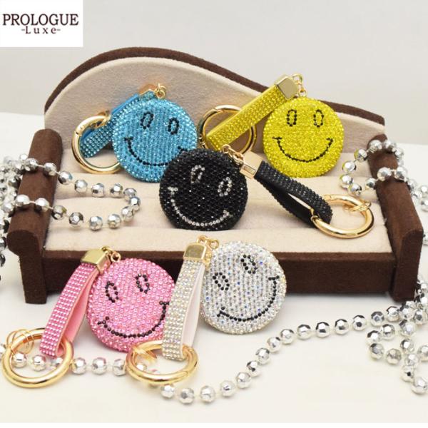 PROLOGUE プロローグ キラキラスマイル ニコちゃんチャーム キーリング　   返品不可