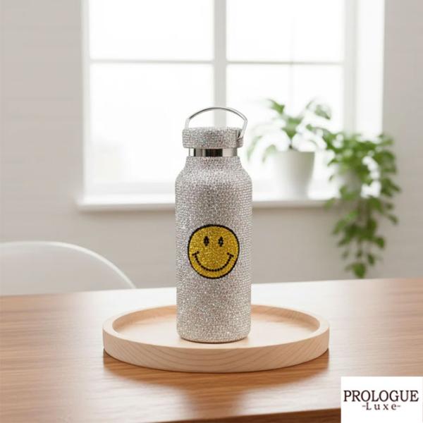 PROLOGUE プロローグ  キラキラ　スマイル ニコちゃんクリスタル ステンレス 500ml 水...