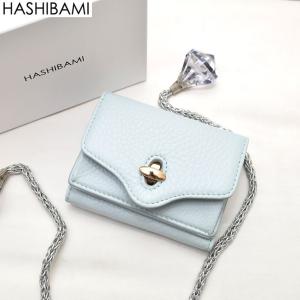 Hashibami ハシバミ レザーミニ財布/ウォレット/ICE BLUE送料無料 5のつく日 +4％｜s-prologue