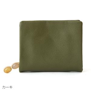 ショップ袋おまけ付 Hashibami ハシバミ ダブル Wジェムストーン レザーミニウォレット/財布 Mini Wallet   正規品
