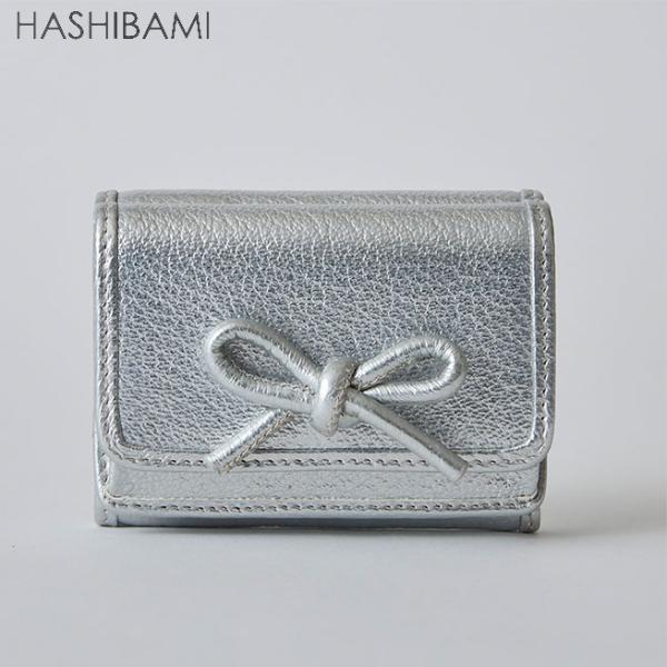 ※先行予約10月中旬-10月下旬納期 Hashibami ハシバミ レザーリボンミニウォレット   ...