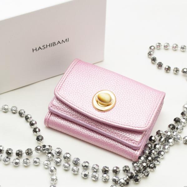 ショップ袋おまけ付当店別注 Hashibami ハシバミ ジェムストーン レザーミニウォレット 財布...