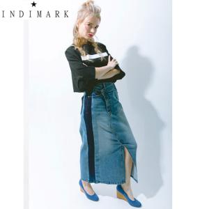 INDIMARK インディマーク リメイク デニムスカート W132 送料無料   ※サイズ交換OK正規品
