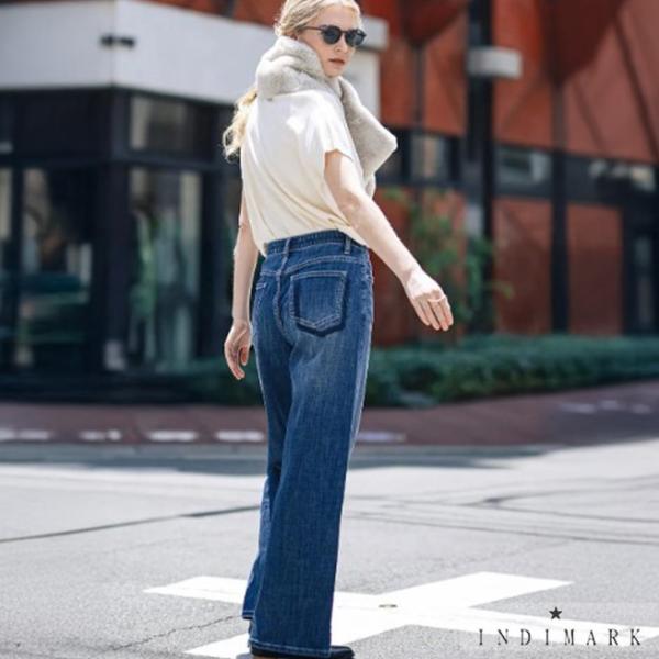 ショップ袋おまけ付 2025 INDIMARK インディマーク グリッチラインポケット ニューワイド...