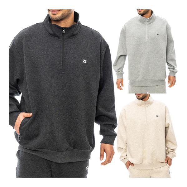 ビラボン BILLABONG 長袖 ハーフジップ スウェットジャケット ウェーヴレイヤー メンズ B...