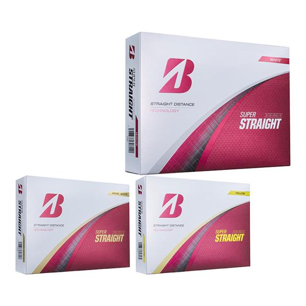 ブリヂストンゴルフ ゴルフボール SUPER STRAIGHT 2ダースセット（24球入） 2025...
