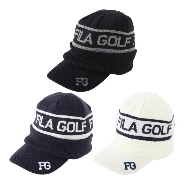 フィラ ゴルフ ゴルフキャップ ツバ付きニットキャップ メンズ 783-905 ゴルフウェア 帽子 ...