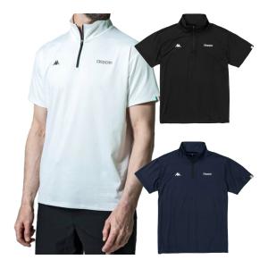 カッパ Kappa 半袖 ハーフジップシャツ メンズ KPT23013 トップス