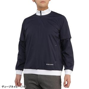 ミズノ ゴルフ 長袖 ハーフジップアップブルゾ...の詳細画像3