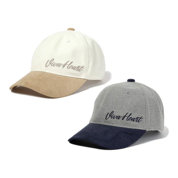 レディース ビバハート ゴルフ フラノ × ツバコーデュロイ キャップ 013-52863 ゴルフウ...