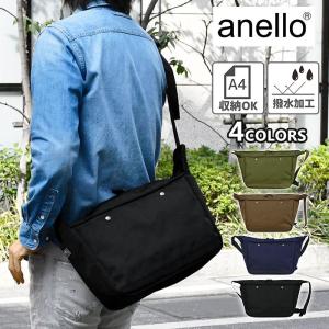 anello アネロ ショルダーバッグ バッグ レディース メンズ 斜めがけ おしゃれ 大きめ 大容量 A4/ATS0982 ANYTIME エニータイム/撥水 ポケット 多い 通勤 通学｜s-rana