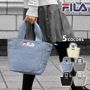 トートバッグ レディース おしゃれ 小さめ 布/FILA フィラ/キャンバス デニム ミニ