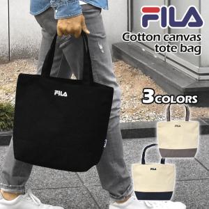 FILA フィラ トートバッグ メンズ おしゃれ 大きめ A4 キャンバス ブランド