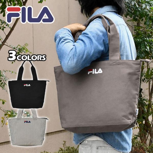 FILA フィラ トートバッグ メンズ レディース おしゃれ 大きめ A4 通勤 通学 旅行 キャン...