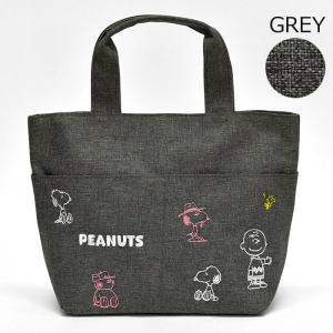 スヌーピー 刺繍 ミニトートバッグ レディース...の詳細画像4