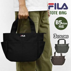 FILA フィラ メンズ ミニトート トートバッグ ランチバッグ ゴルフ カートバッグ 手提げ ファスナー付き お散歩 アウトドア プチプラ 軽量 おしゃれ 大人 B5