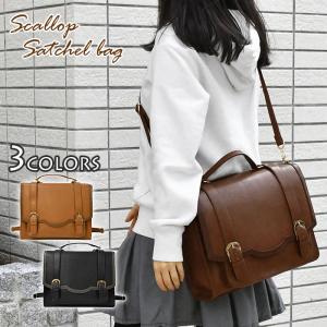 サッチェルバッグ A4 サッチェルバック サッチェル リュック ショルダー 3way 2way リュックサック レディース おしゃれ 通学 女子 学生 大容量 スカラップ