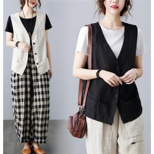 ベスト レディース 薄手 サマーベスト ノースリーブ