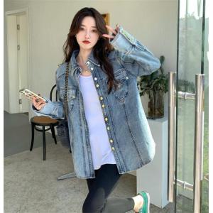 ジャケット レディース デニム シャツ アウター Gジャン 洋服 デニムジャケット 春服 コート カジュアル 代 30代 40代 50代 One Deux 通販 Yahoo ショッピング