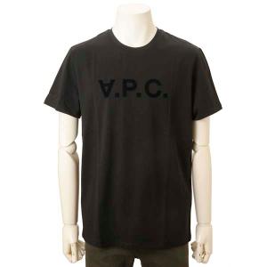 A.P.C. アーペーセー Tシャツ メンズ ブラック 黒 COBQX H26943-LZZ T-SHIRT ロゴT 半袖tシャツ S/M/L｜s-select
