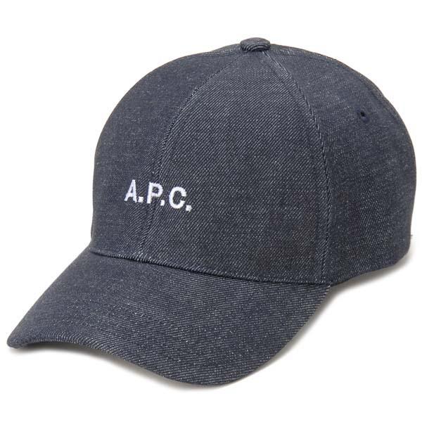 アーペーセー A.P.C. キャップ インディゴ 60 / L M24069 LOGO CAP IA...