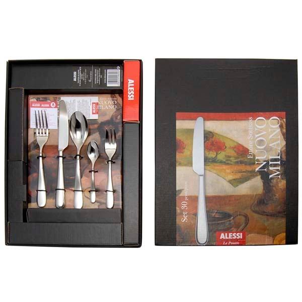 アレッシィ ALESSI 食器 Nuovo Milano ヌーボミラノ カトラリーセット (スプーン...
