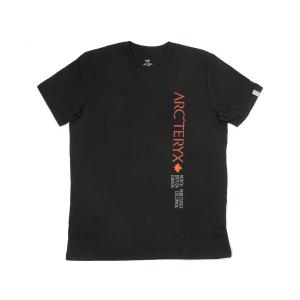 アークテリクス ARC’TERYX Tシャツ ARC'TERYX 17462 Vertical Word SS Crew T-Shirt ブラック (メンズ・トップス)｜s-select