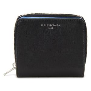 BALENCIAGA ブラック ラメ 二つ折り財布 BALENCIAGA バレンシアガ 人気 
