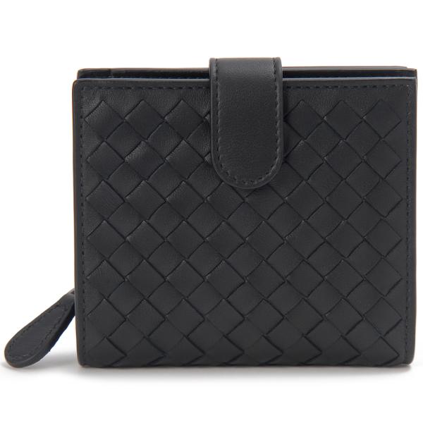 Bottega Veneta ボッテガヴェネタ 二つ折り財布 メンズ ブラック 121059V3UN...