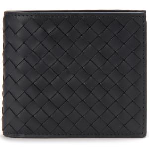BOTTEGA VENETA（ボッテガ・ヴェネタ） 二つ折り財布 メンズ ブラック