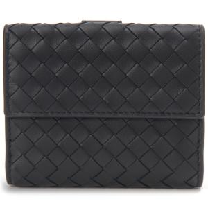BOTTEGA VENETA（ボッテガ・ヴェネタ） 二つ折り財布 メンズ ブラック