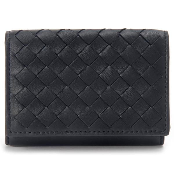 ボッテガ・ヴェネタ Bottega Veneta 三つ折り財布 ブラック 黒 515385 V3UN...